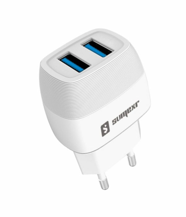 Carregador Fonte de Tomada Tipo C 2 USB Sumexr